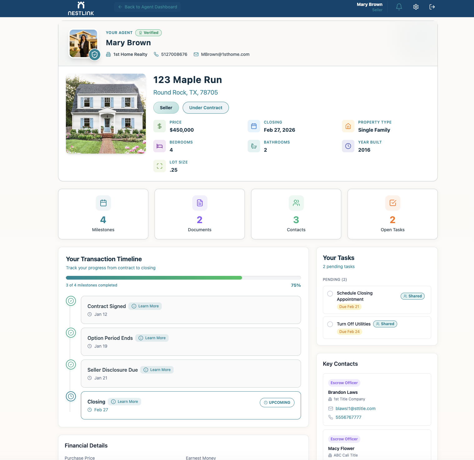 Client Progress View